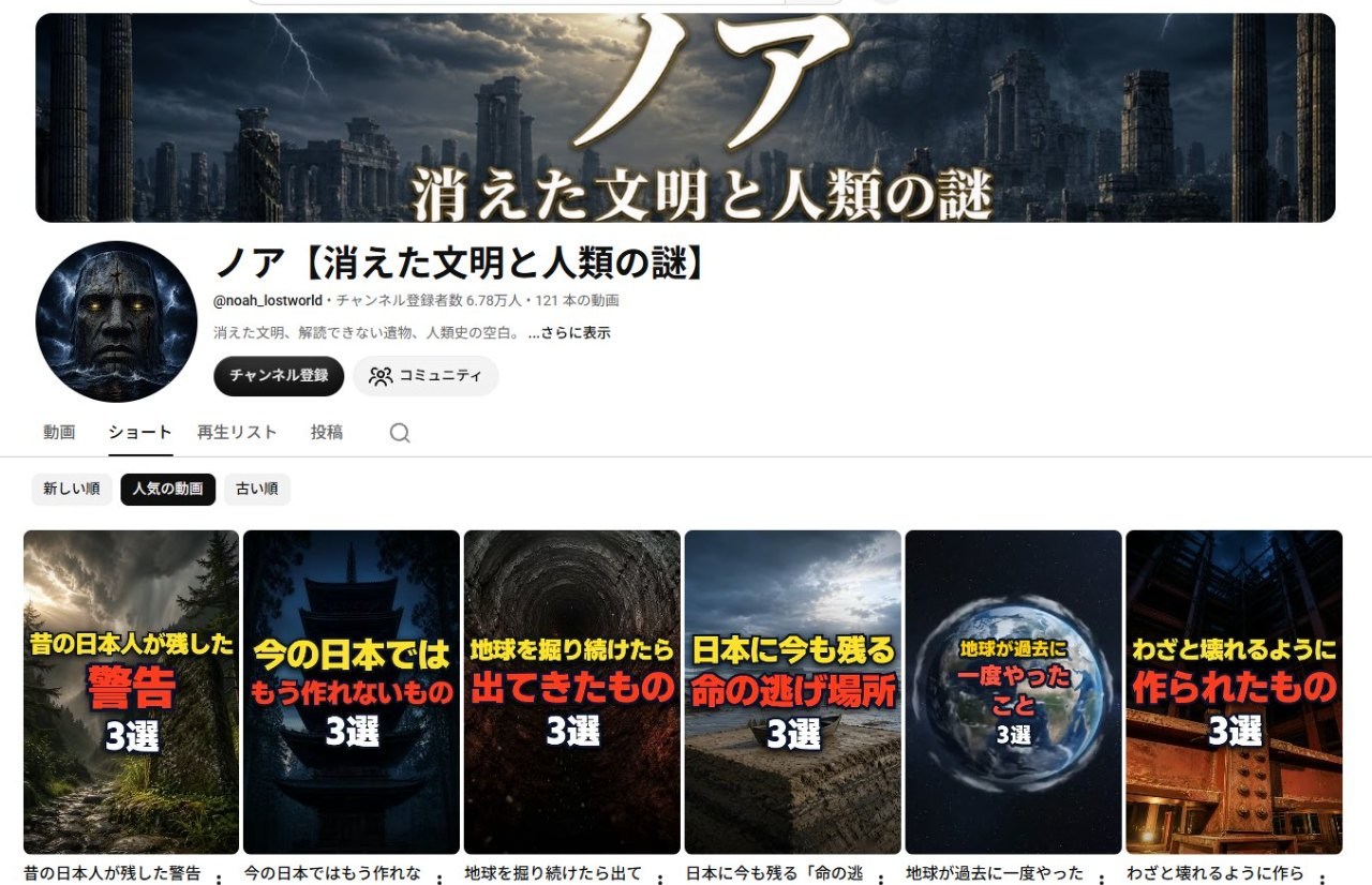 消失文明 × 「〇〇3選」 的频道首页